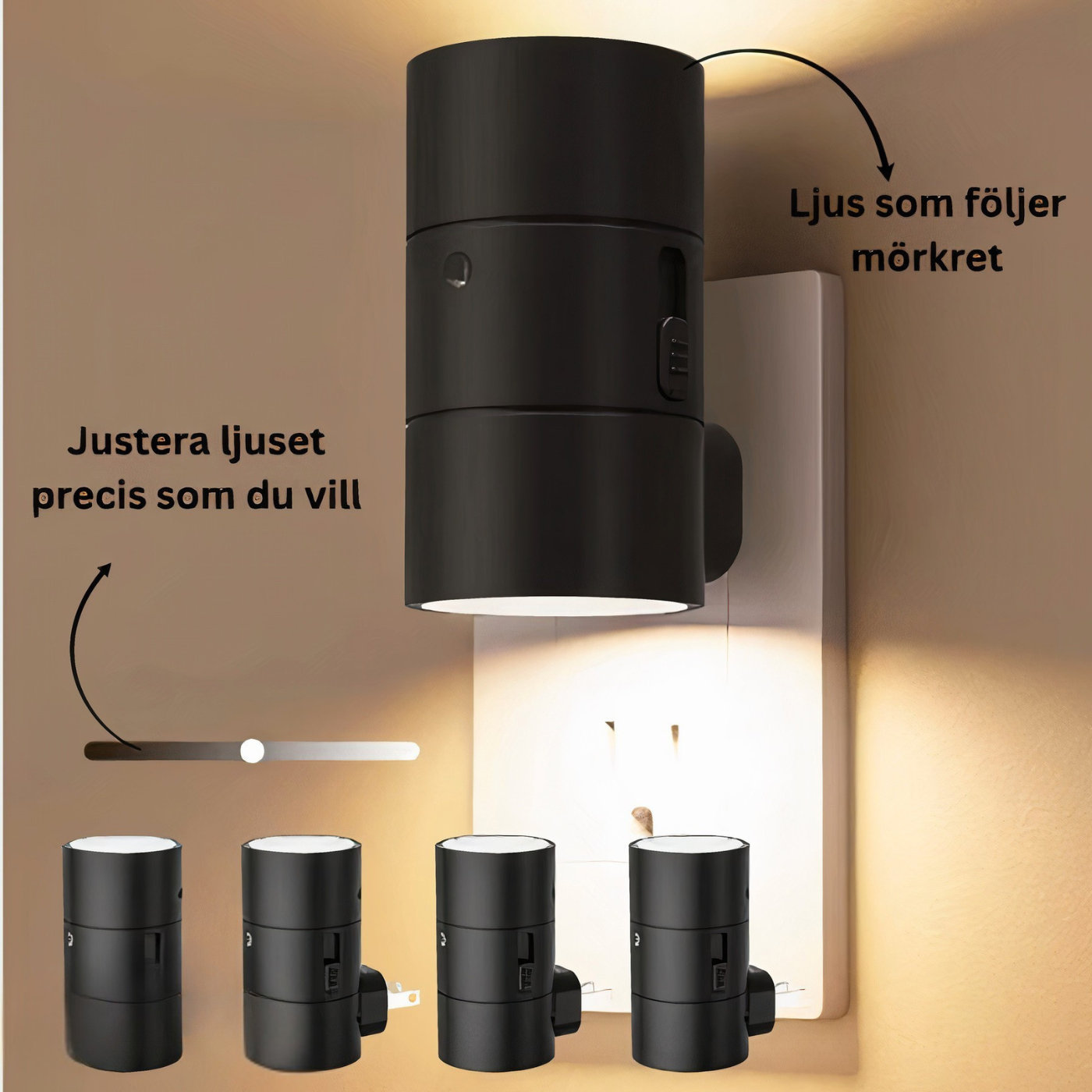 MysLjus™ – Sensorstyrt LED-ljus för mysiga kvällar