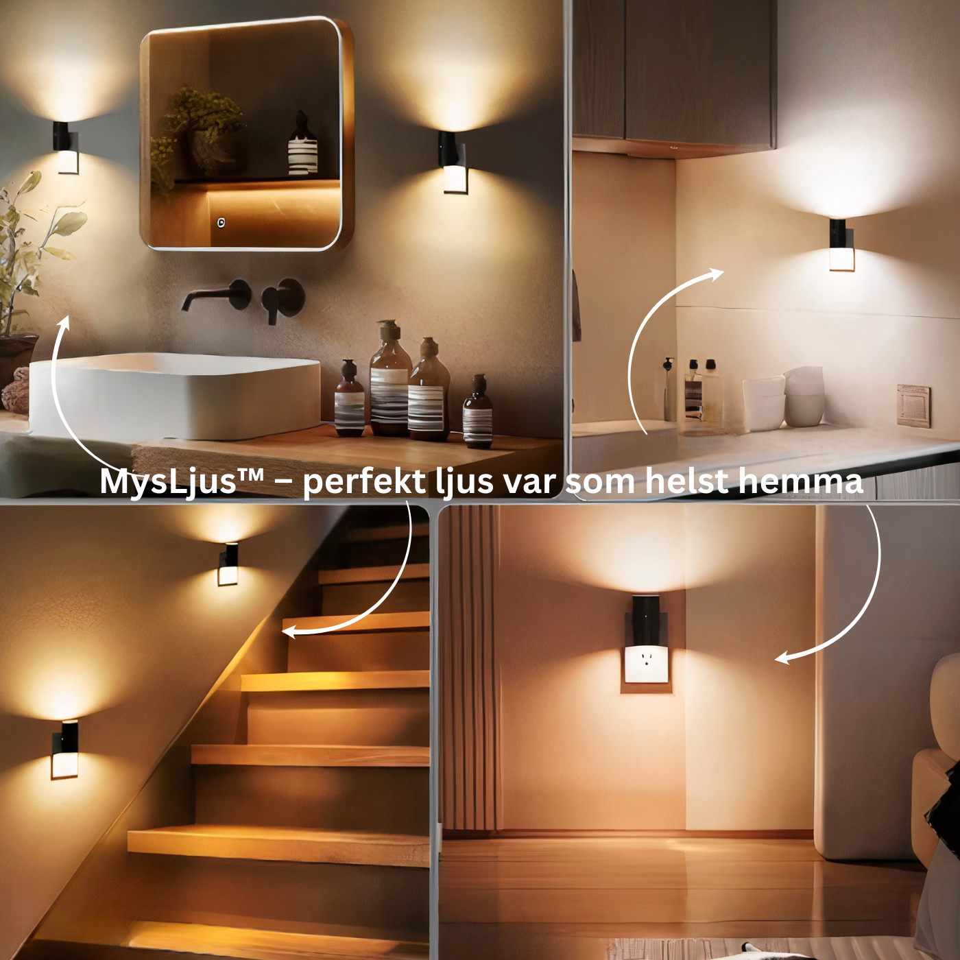 MysLjus™ – Sensorstyrt LED-ljus för mysiga kvällar